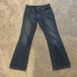 Inc denim regular fit boot leg jeans WM6